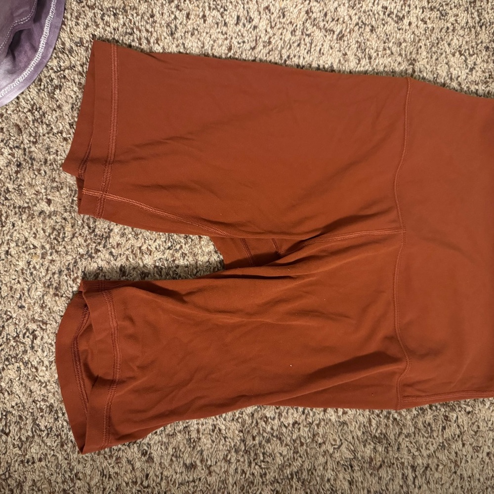 Align shorts LuLulemon Rust Orange